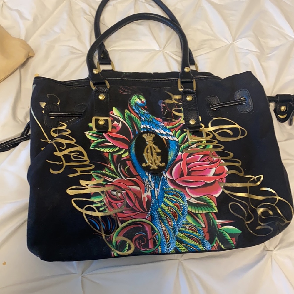 Christian Audigier Tote Bag *EUC